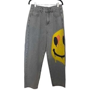 Vintage Style Emoji Jeans size 30